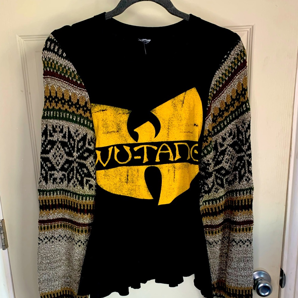 One of a kind WuTang peplum top